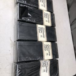 5 Cassettes Tapes Cases New