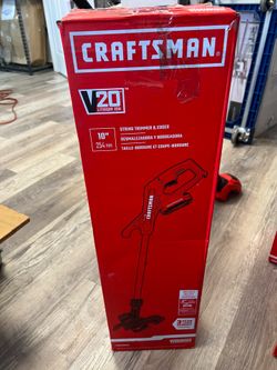 CRAFTSMAN 20-volt max 10.0-in Straight Shaft Battery String Trimmer Edger Conversion Capable 1.5 Ah