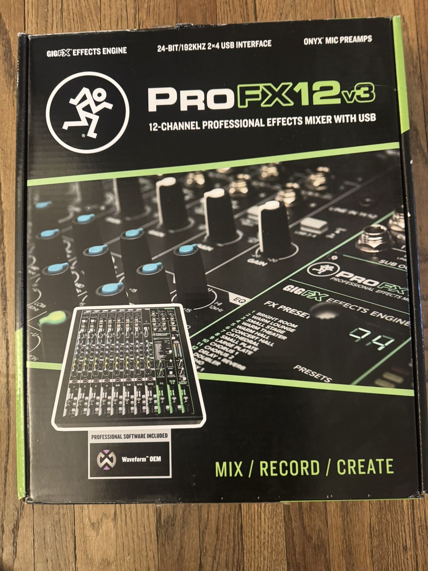 $275 Mackie ProFX12v3 12-channel Mixer with USB and Effects