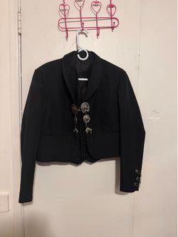 Women's Black Mariachi Suit (3-Piece)