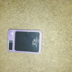 purple portable charger