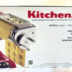 KitchenAid Italian Ravioli Maker Model KRAV, New in Box, Retail $399 