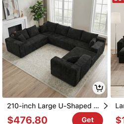 Boneless couch one piece