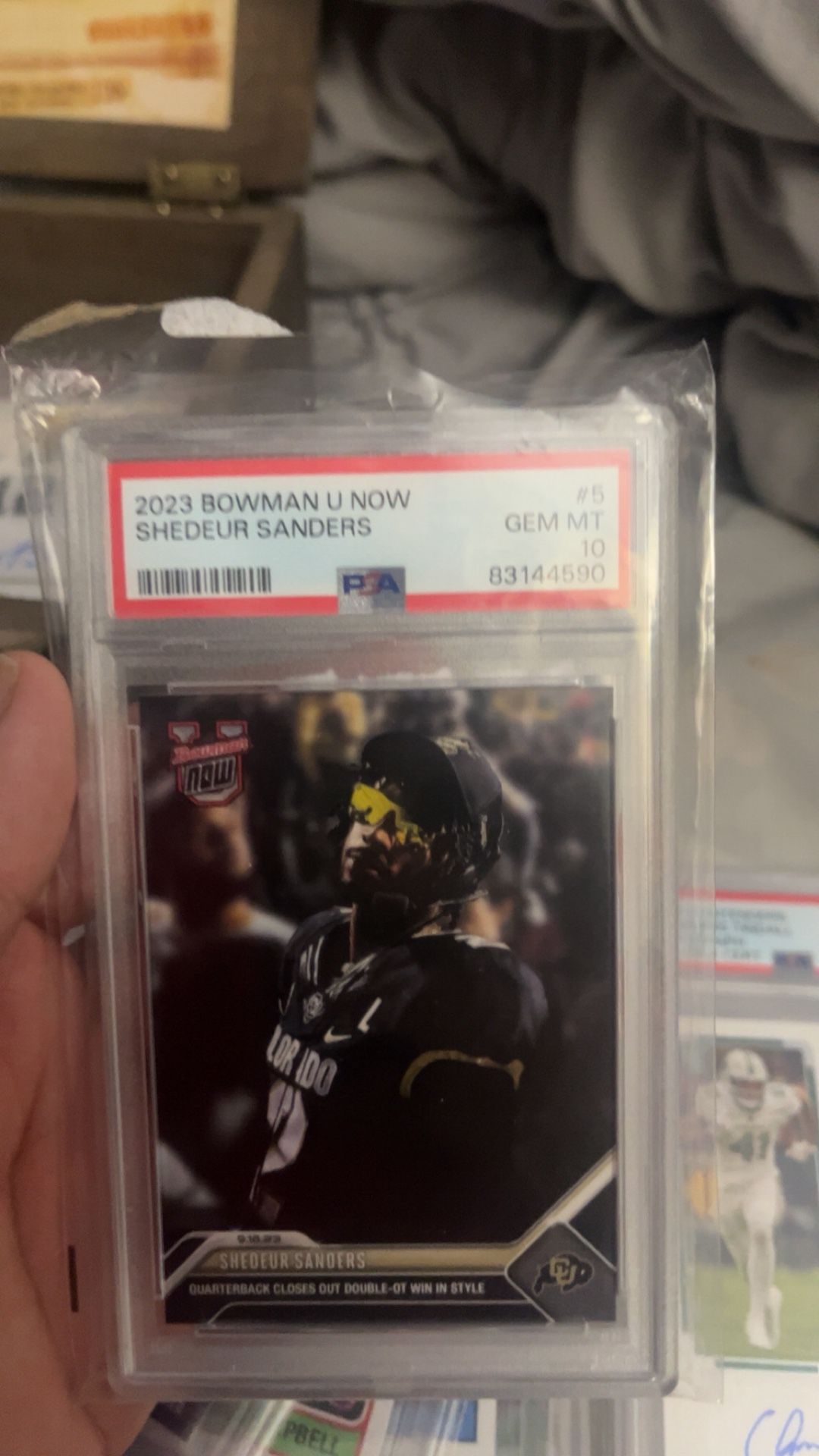 2023 shedeuar sanders gem mt 10 psa