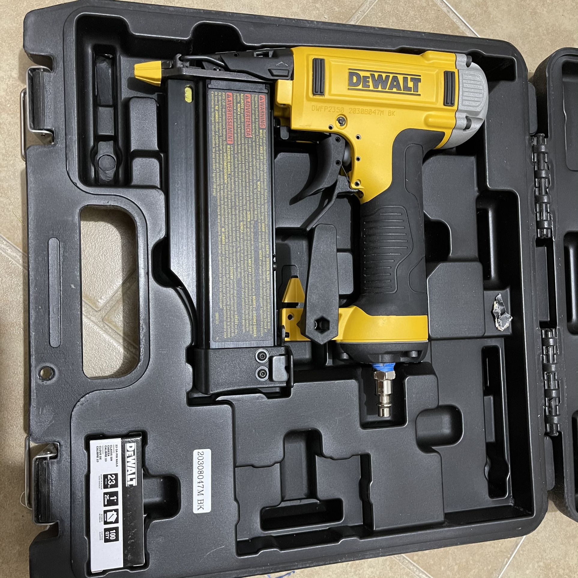 Dewalt 23ga 2in. Pin Nailer