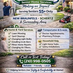 55 and older, senior help