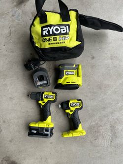 Ryobi 18v HP Drill set