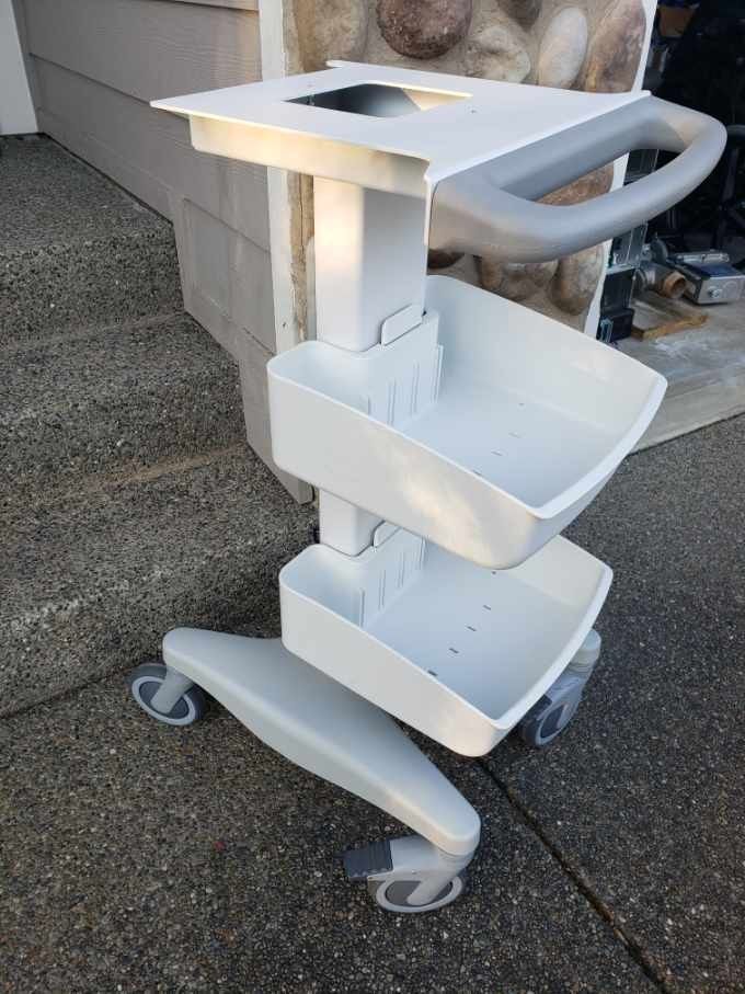 Mortara Burdick ECG Deluxe Cart w Locking Wheels XCR000001A