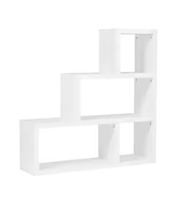 Gry Mattr Parsons 44"H 3-Shelf Cube Organizer, White