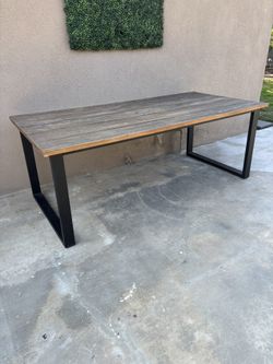 Outside Table good condition.
