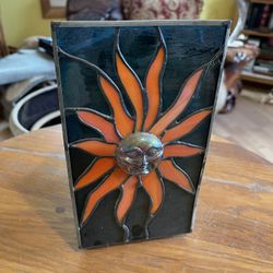 Stain Glass Candle Holder