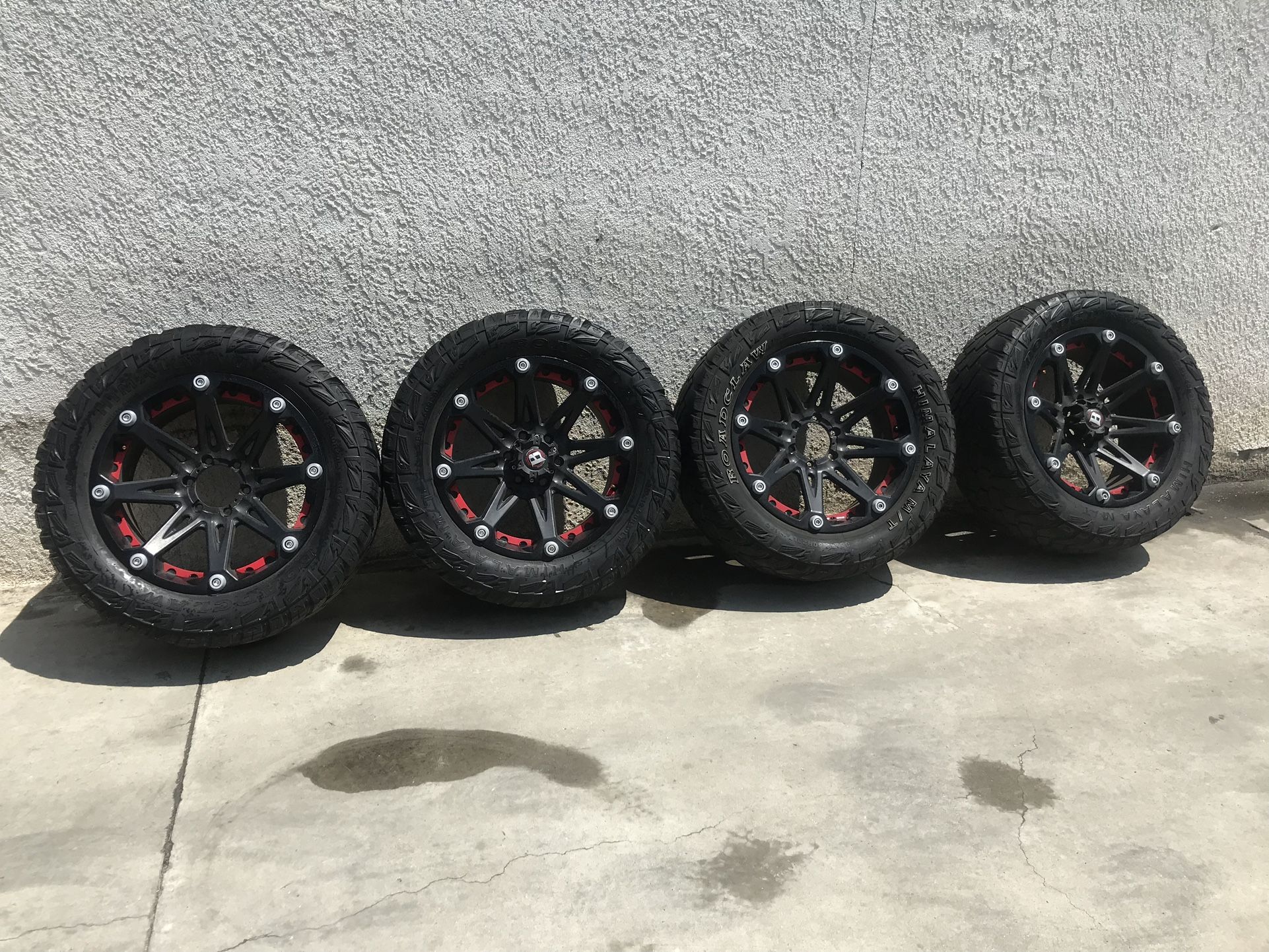 Ballistic Rage Wheels 33x12.50r20