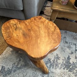 WELLAND Natural Cedar Wood Stump/stool