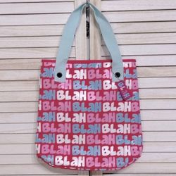 David & Goliath 2005 "Blah Blah Blah" Tote PRICE FIRM