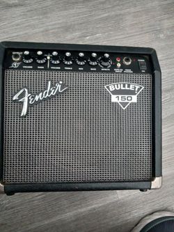 Fender bullet 150, two channel guitar amplifier, good condition