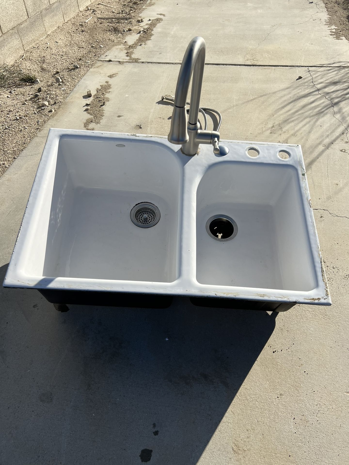 Porcelain Kitchen Sink