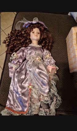 The Rose Collection Porcilian Doll.  Early 2000s