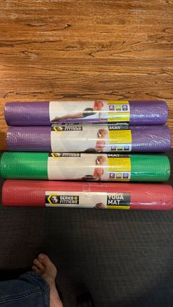 Four(4) Series-8 Fitness  1/8" x 24" x 68" Yoga Mats NEW SEALED