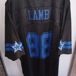 New Black Dallas Cowboys Men's Jersey CD Lamb