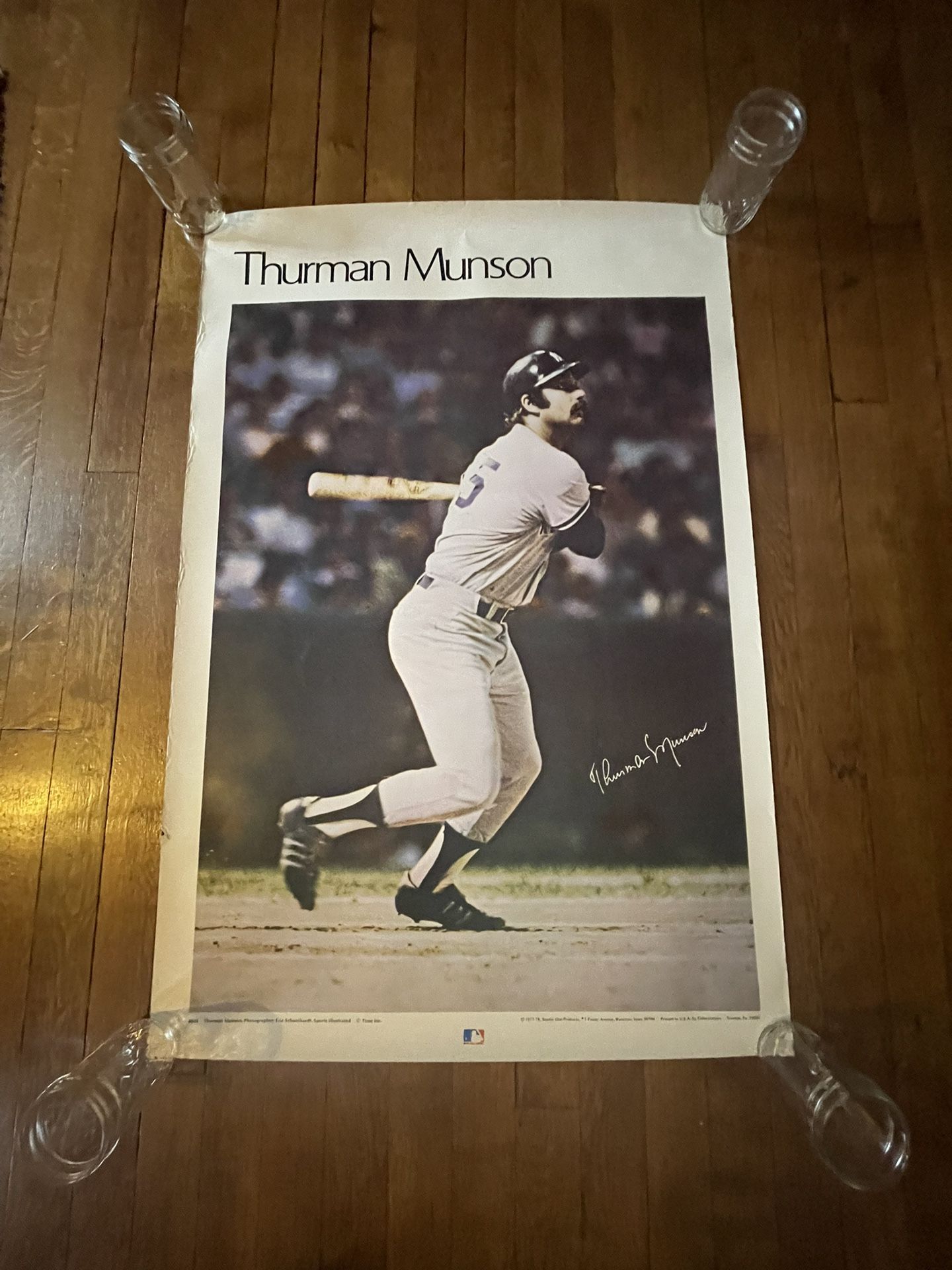 Yankees (Thurman Munson) Vintage (1977-78) Sports Illustrated Poster