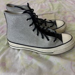 Converse Chuck Taylor All Star Glitter High Top – Women’s Size 7.5