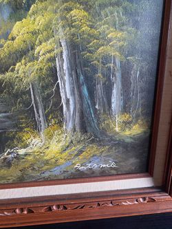 Antonio painting,Trades! Antonio painting,Trades! Mountain Lake Cabin Art 20x24