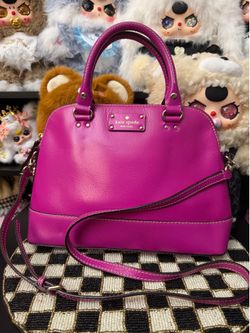 Authentic Kate Spade Magenta Leather Satchel 💖