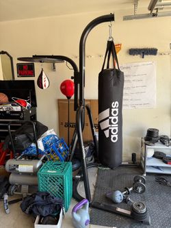 Adidas Heavy Bag with Boxing Stand