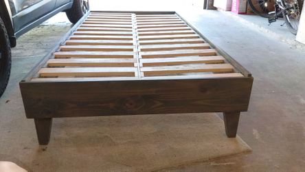 Solid Wood Twin Bed Frame Easy Assembly