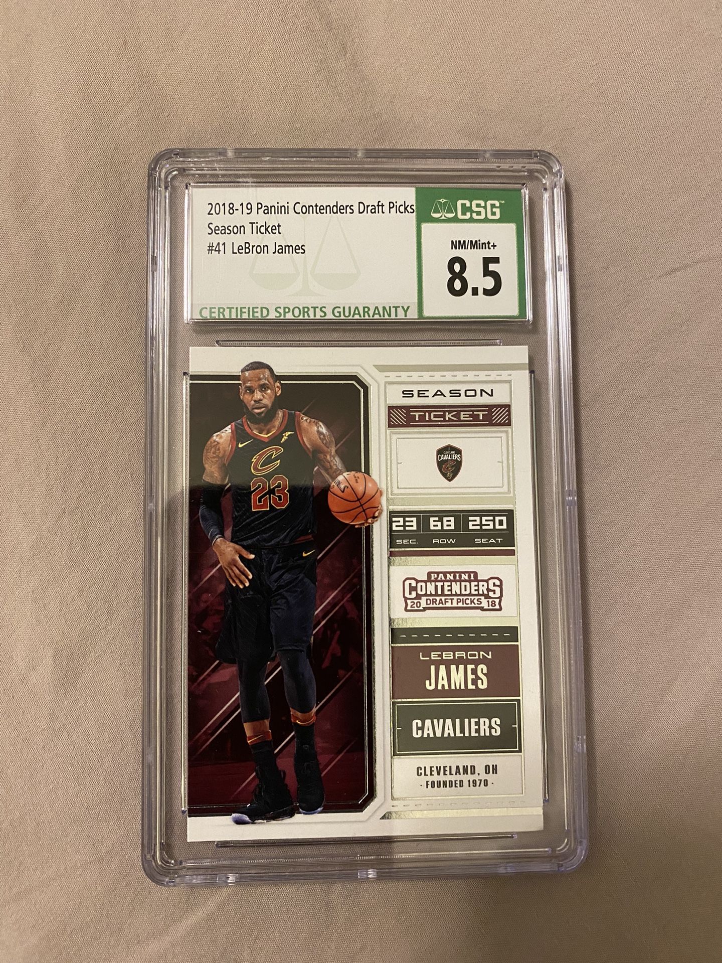 Graded Basketball Trading Card