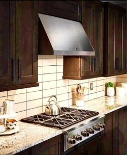 GE Cafe CV936EKDS Series 30" Designer Wall Hood - Black Slate