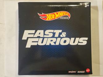 2022 HOT WHEELS . PREMIUM METAL/METAL REAL RIDERS . FAST & FURIOUS . 5 CAR BOX SET .