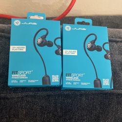 JLab Audio Bluetooth Sports In-Ear Headphones, Black, Fit Sport 3