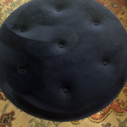 Velvet Ottoman
