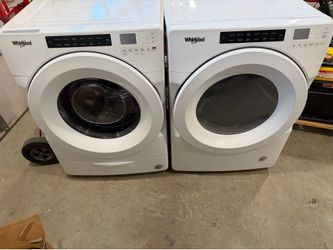 Whirlpool front loading washer and dryer