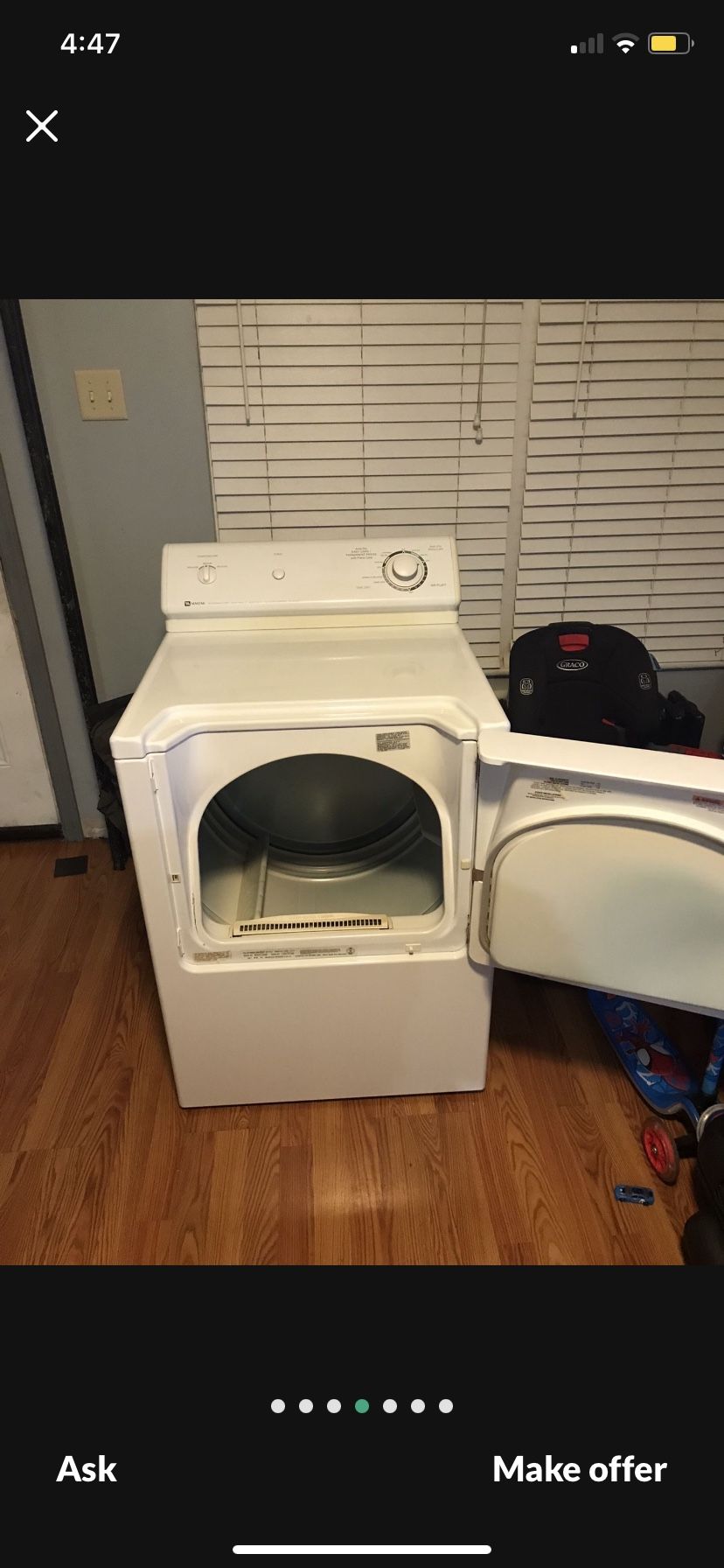 Gas Dryer For Sale 