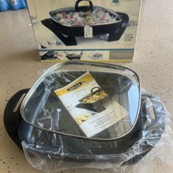 Unused Brand New 12” Electric Skillet 