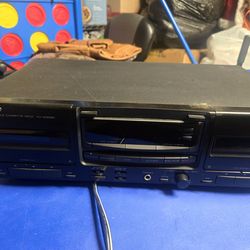 Kenwood KX-X6060 Dual Tape Cassette Deck $40