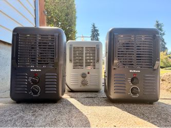Bundle of Three Small Space Heaters