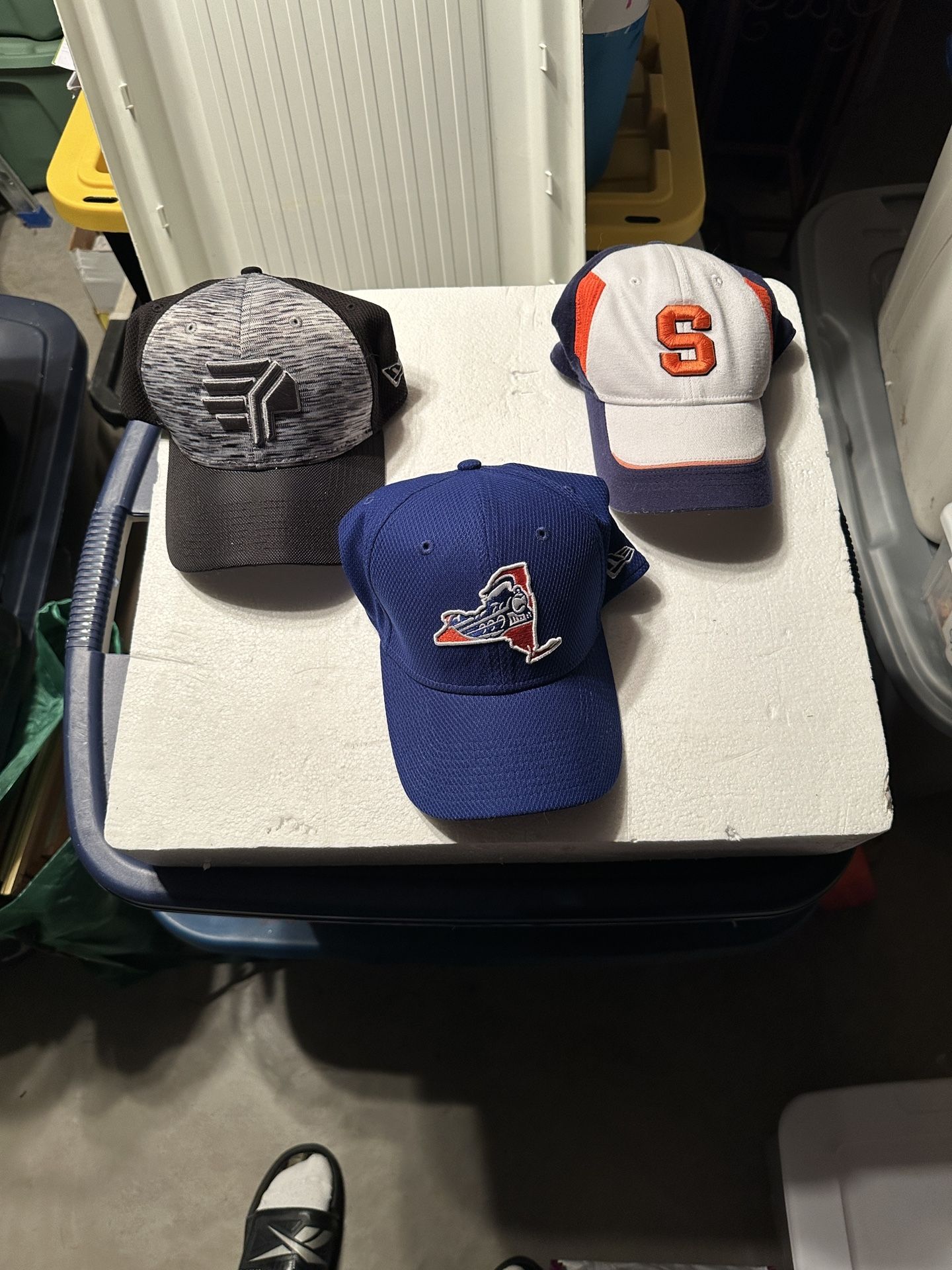 Three Vintage Baseball Hats