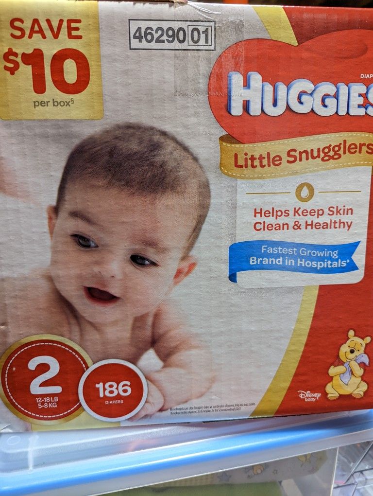 Huggies Little Snugglers Diapers Size2