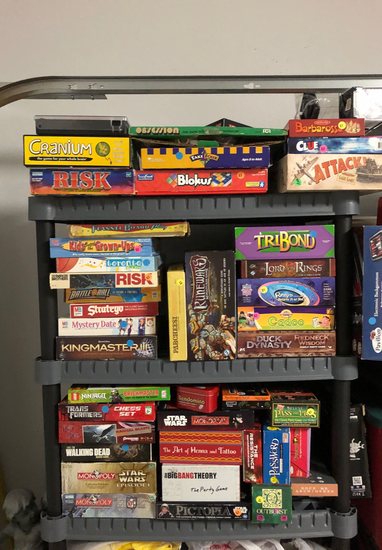Board game lot $1 to $10 each
