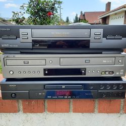 Vhs Player, Vcr And Dvd Combo, Dvd Player