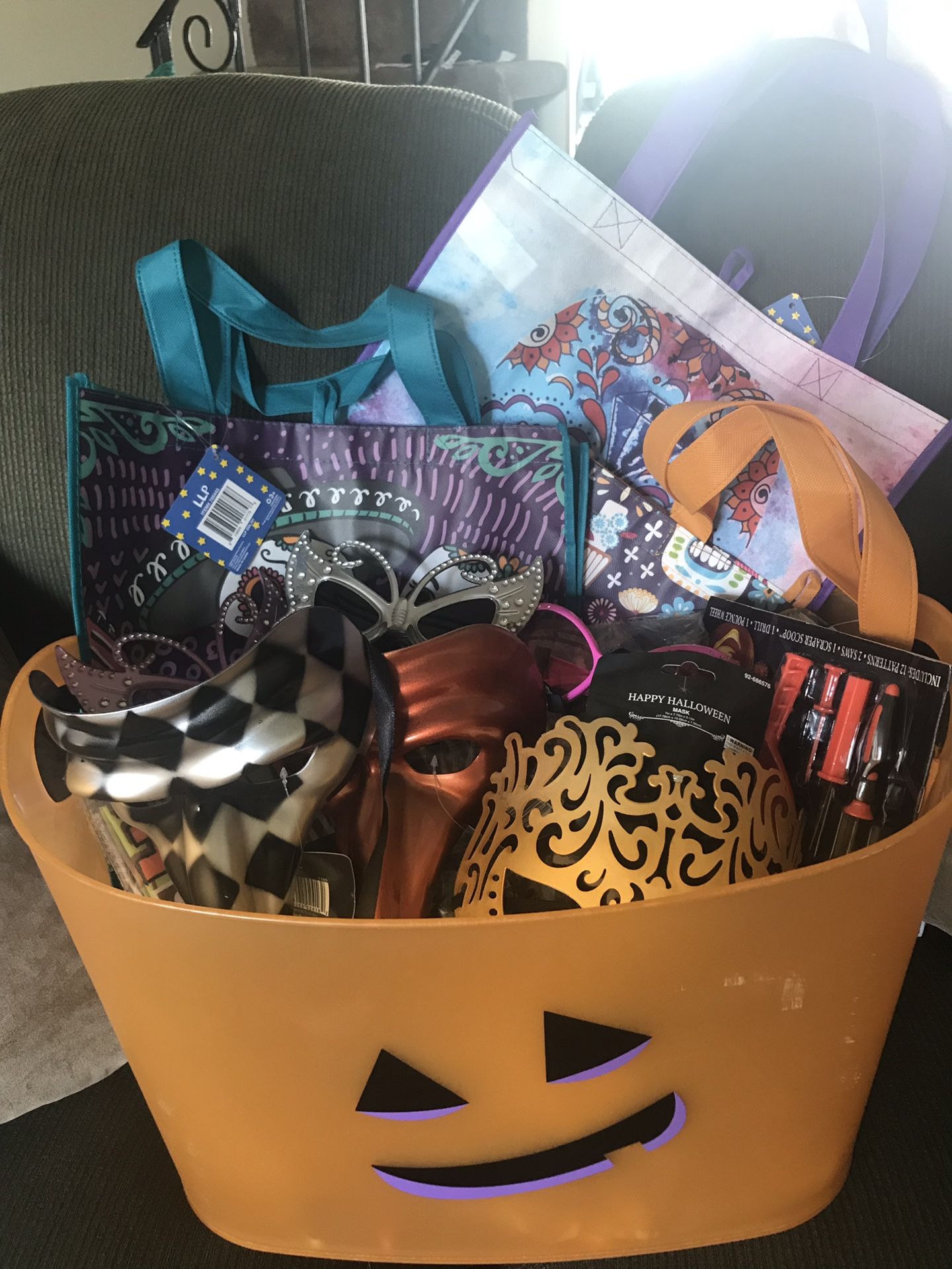 Halloween basket