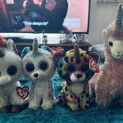 Ty Beanie Boos Unicorns 