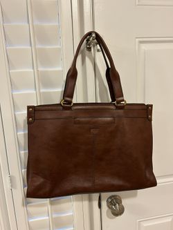Laptop Office Fossil Leather Bag