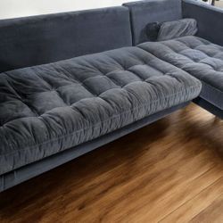 Blue Sectional 