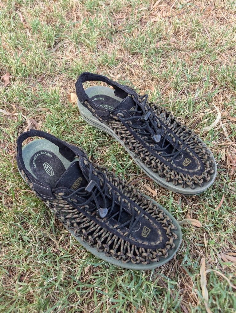 Mens Keen Uneek Slip On Sandals Paracord Bungee Water Shoes  display picture 2