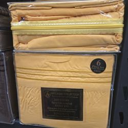 New 6pc King Deep Pocket Sheet Set All Sizes Available 