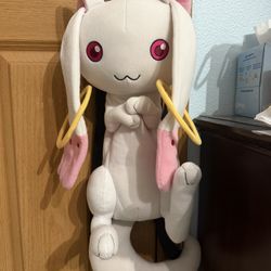 Rare 2016 Anime Puella Madoka Magica Kyubey Plush Backpack